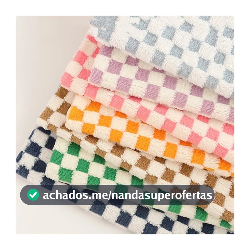 Kit 2 Manta Felpuda 70x100cm Super Macia Criança Bebê ou Pet