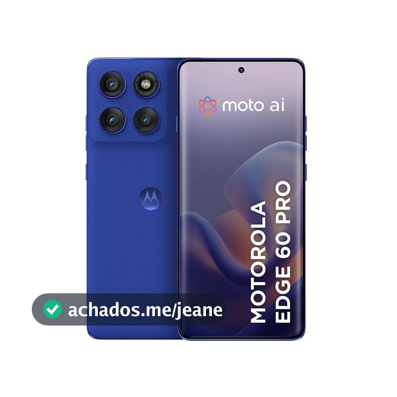 Smartphone Motorola Edge 60 Pro 5G 256GB 12GB RAM 6.7" Azul + Ubook Livros Digitais