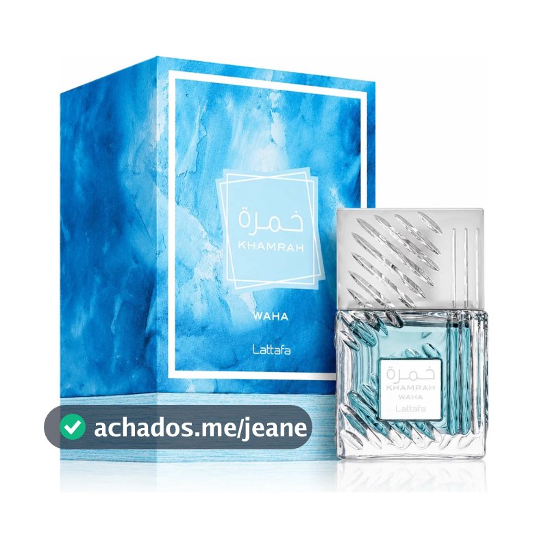 Perfume Árabe Lattafa Khamrah Waha EDP 100ml Unissex Original Importado