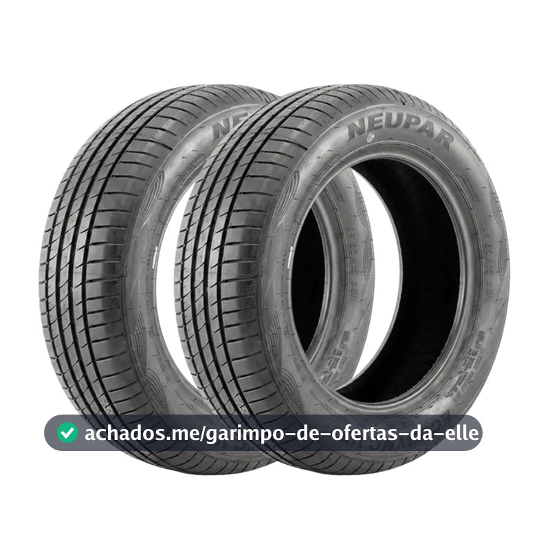 Kit 2 Pneus 185/60 R15 Neupar EcoSync V7 84H Aro 15 Novo