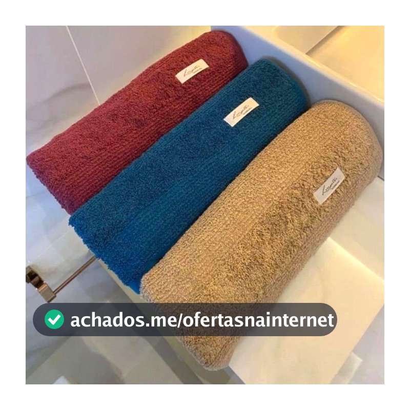 Jogo/Kit 3 Toalhas de Banho Banhão Gigante Grossa Macia Felpuda Alta Absorção Superluxo 100% Algodão