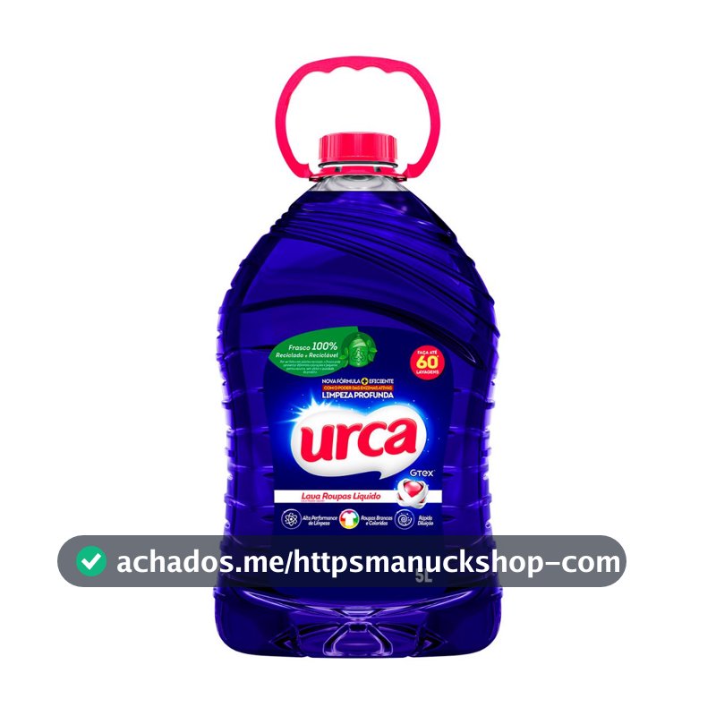 Lava Roupas Liquido Urca Azul - 5l