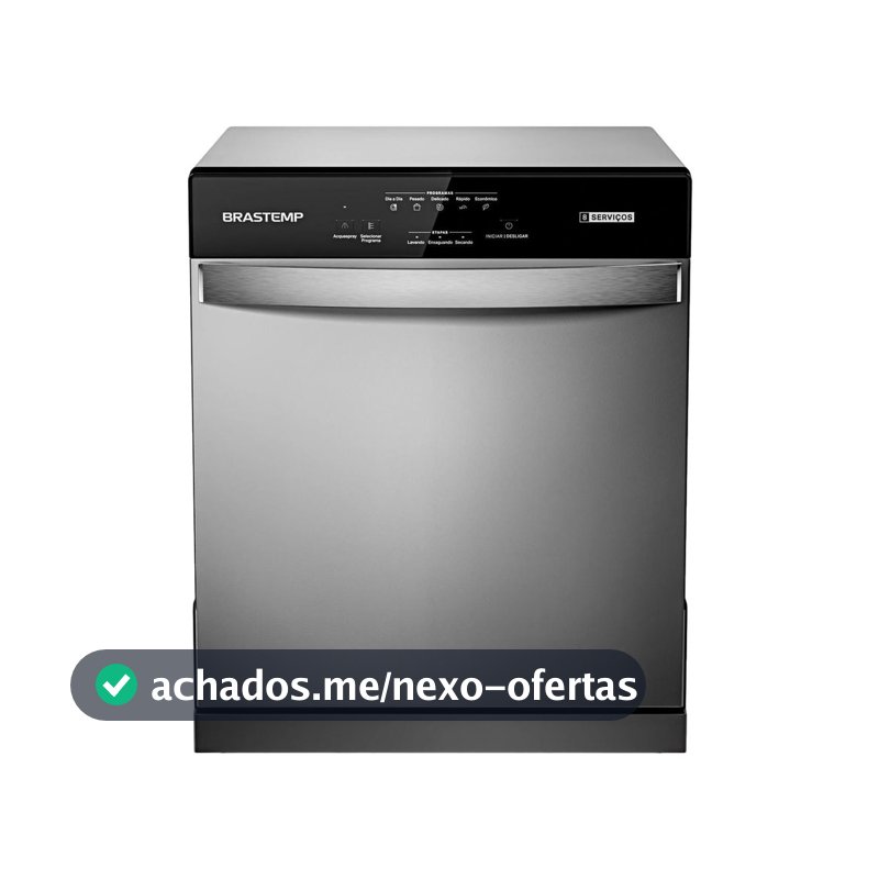 Lava Louças 8 Serviços Brastemp Cinza - BLF08BS