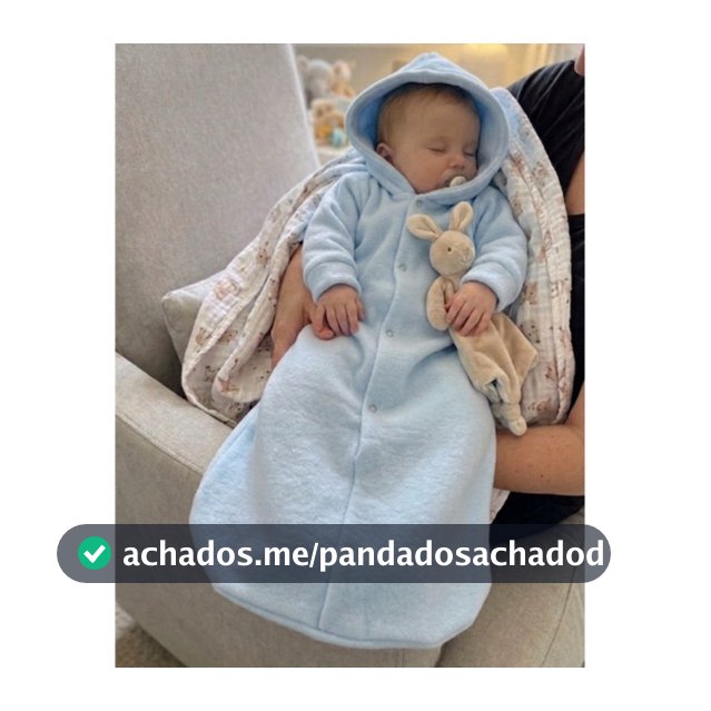 Saquinho De Dormir Para Passeio com Capuz Rosa ou Azul Bebê Soft Quentinho Bom Para Inverno Substitui Manta