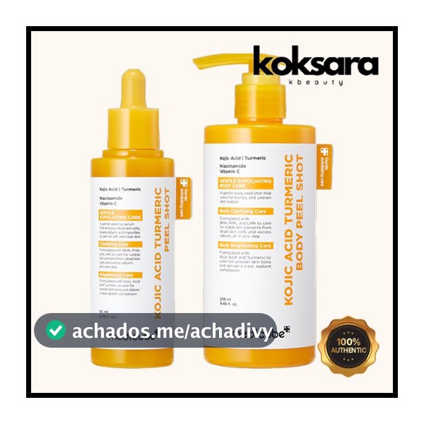 Medicube Kojic Acid Turmeric Peel Shot 80ml, Body Peel Shot 280ml