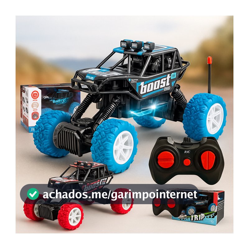 Brinquedo Carrinho Controle Remoto Pickup Jipe Off Road RC Buggy Monster Truck Jeep Baja