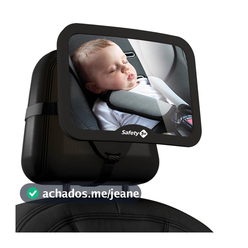 Espelho Retrovisor Seat Black Para Bebê Safety 1 St