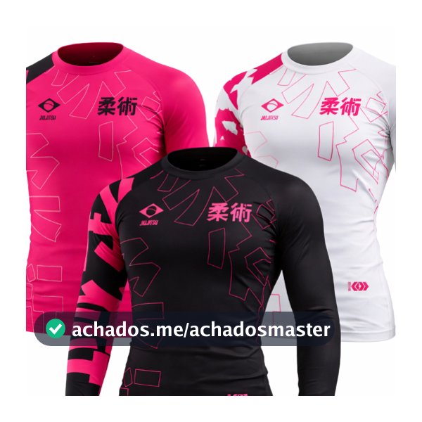 Camiseta Rash Guard Segunda pele Feminina Unissex Jiu Jitsu Manga Longa Compressão NO-Gi MMA UV+60