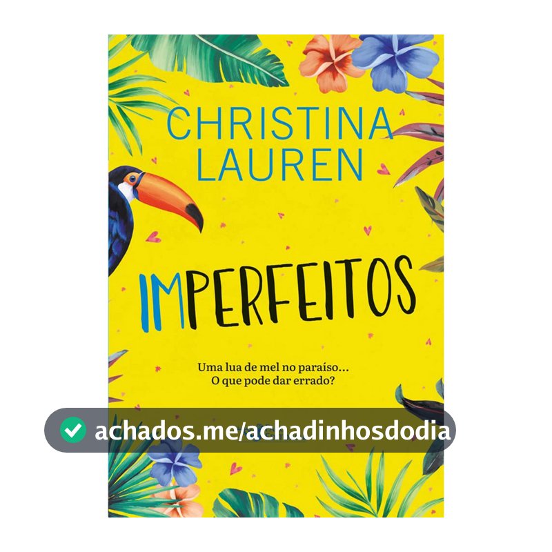 Livro Imperfeitos - Edição pocket comemorativa capa amarela