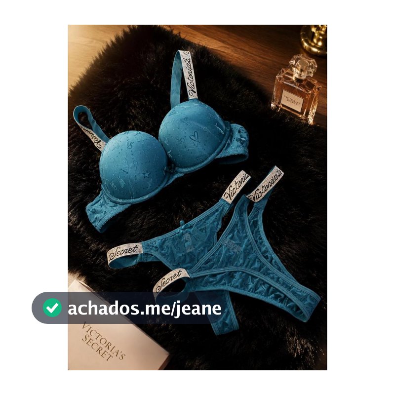 Conjunto V.S De Tule Com Bojo Confortável E Sensual