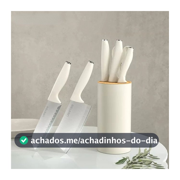 Jogo de Faca de Cozinha 5 peças Conjunto de Faca Aço inoxidável de Profissional Anti-bacteriano