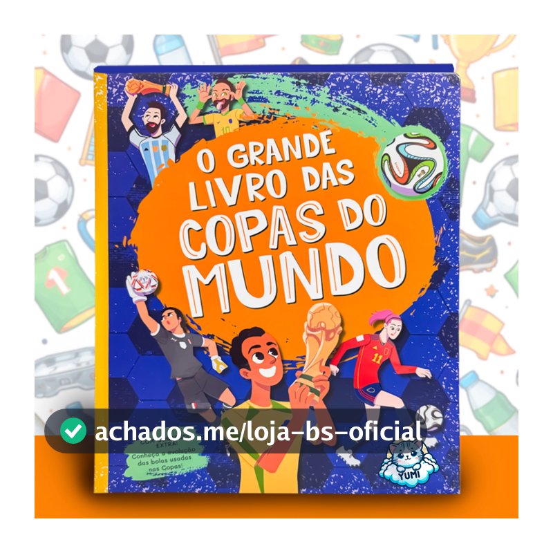 Livro Copa do Mundo de Futebol Seleções + Figurinhas Capa Dura Colecionável