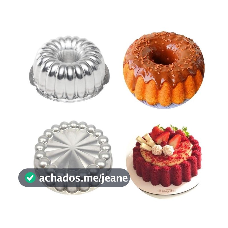 Kit 02 Formas Suiças Decoradas 18cm Caparroz