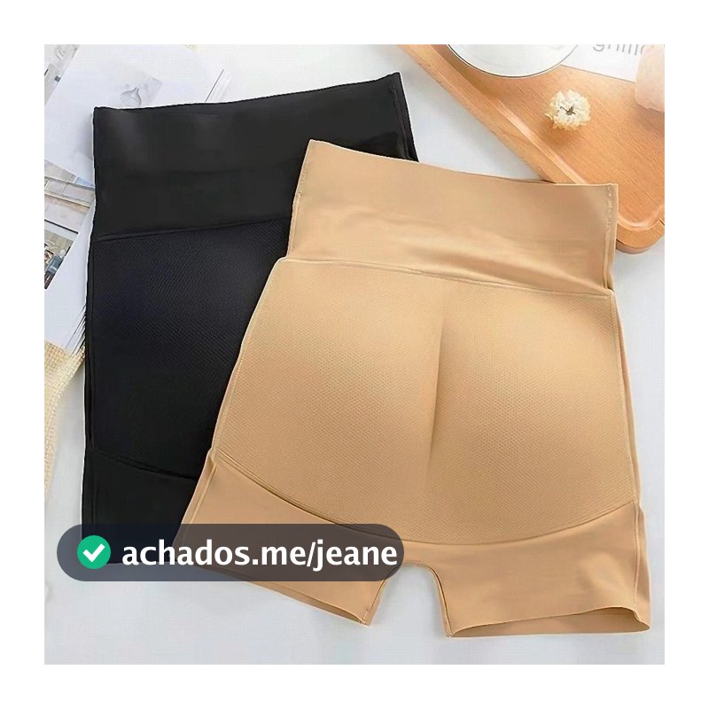 Calcinha Curta Com Estofamento De Espuma bundex Levanta Aumenta Bumbum Short P/M OU G/GG