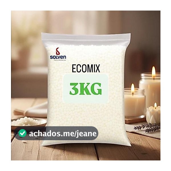 Cera Ecomix Solven perfeita para desmoldagem de velas aromáticas, decorativas e votativas.