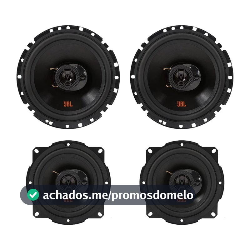 Kit 4 Alto falantes 6" e 5" JBL 6TRFX55 e 5TRFX55  220w Rms 4 Ohms Flex 4 Triaxial 6 Polegadas