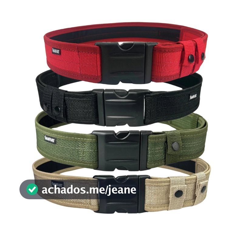 Cinto Operacional de Guarnição NA Militar Fivela Engate  Preto Verde Tan Vermelho