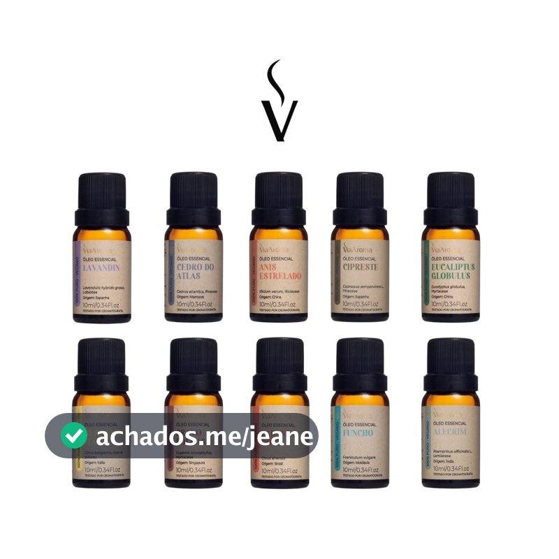 Óleo Essencial Via Aroma para Aromatizador de Ambientes - 10ml