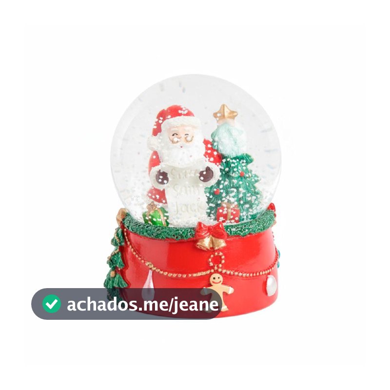 Globo de natal boneco de neve 9,5cm enfeite decorativo sortido colorido