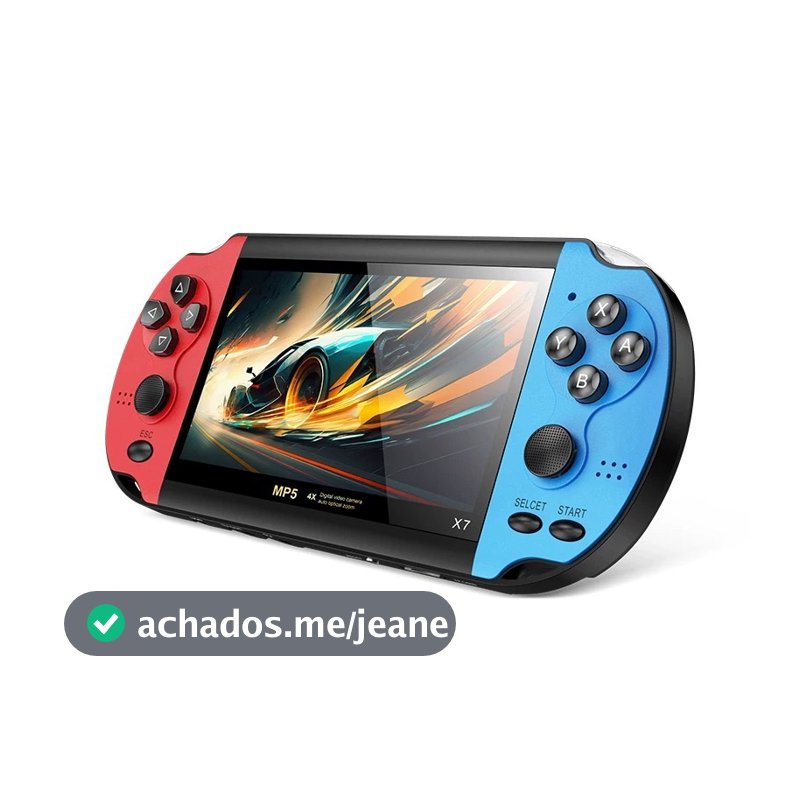 Console Mini Vídeo Game Portátil 1000 Jogos Retrô Clássico 4.8"