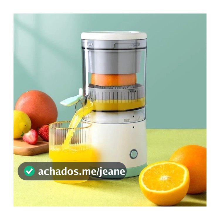Espremedor Elétrico Laranja Limão Sem Fio Extrator De Frutas