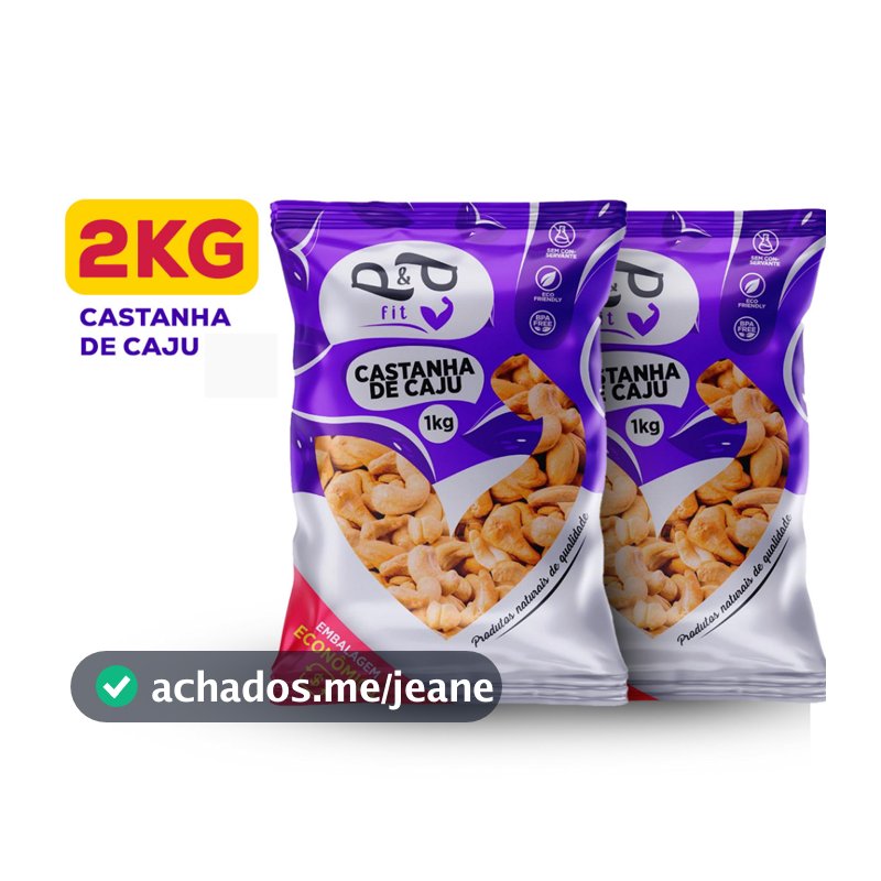 Castanha de Caju Torrada com ou sem Sal 2Kg