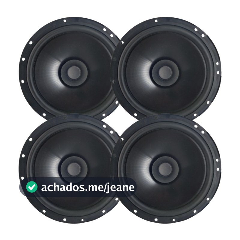 Kit 4 Alto Falantes Coaxiais 6  Bomber Original Montadoras - 220 Watts Rms