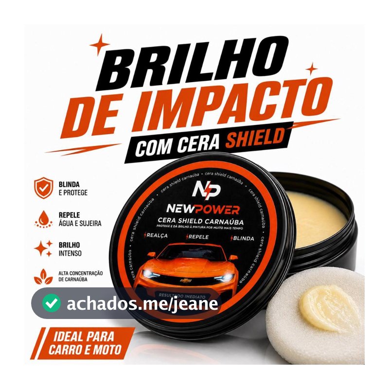Cera Externa Para Pintura Renove o brilho New Power
