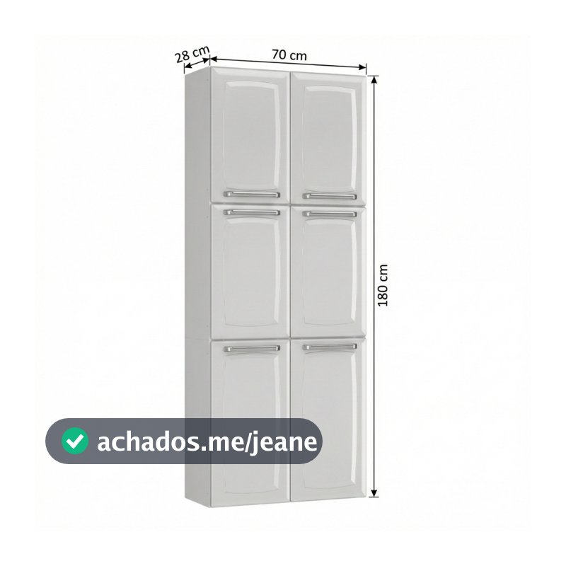 🔥 Paneleiro 6 Portas Branco Itatiaia – Organização Total 😍 Últimas Unidades