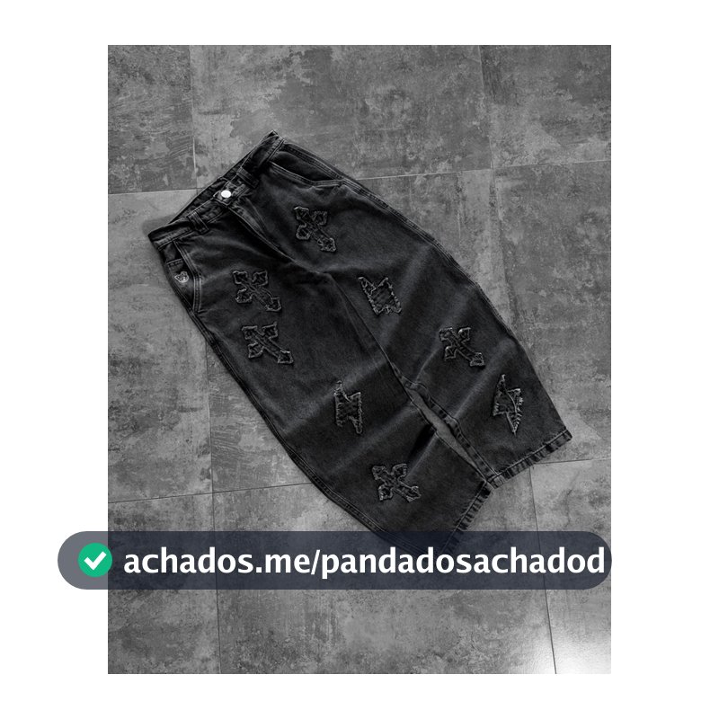 Calça Jeans Baggy Balão Trip Side  “Patchwork” - Estonada
