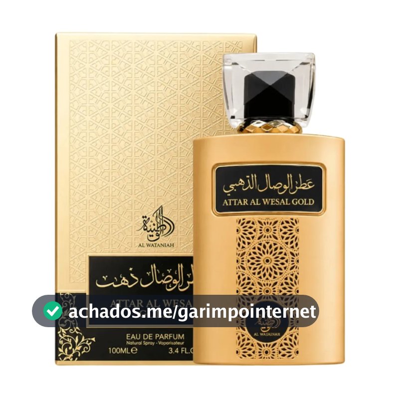 Perfume Attar Al Wesal Gold Eau De Parfum Al Wataniah 100ml Masc
