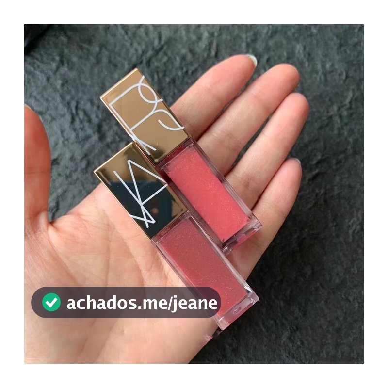 Nars 3 Cores Tubo Dourado Brilho Labial 3.7ml / Hidratação de Longa Duração Não Desbotada / Batom /Makeup