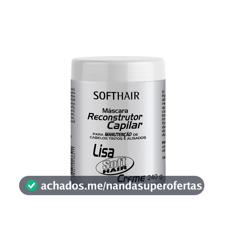 Máscara Reconstrutor Lisa Creme 240g Soft Hair
