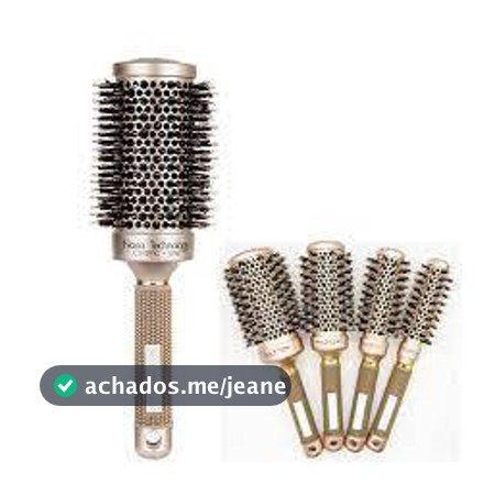 Escovas Térmicas Vazadas Profissionais marrom