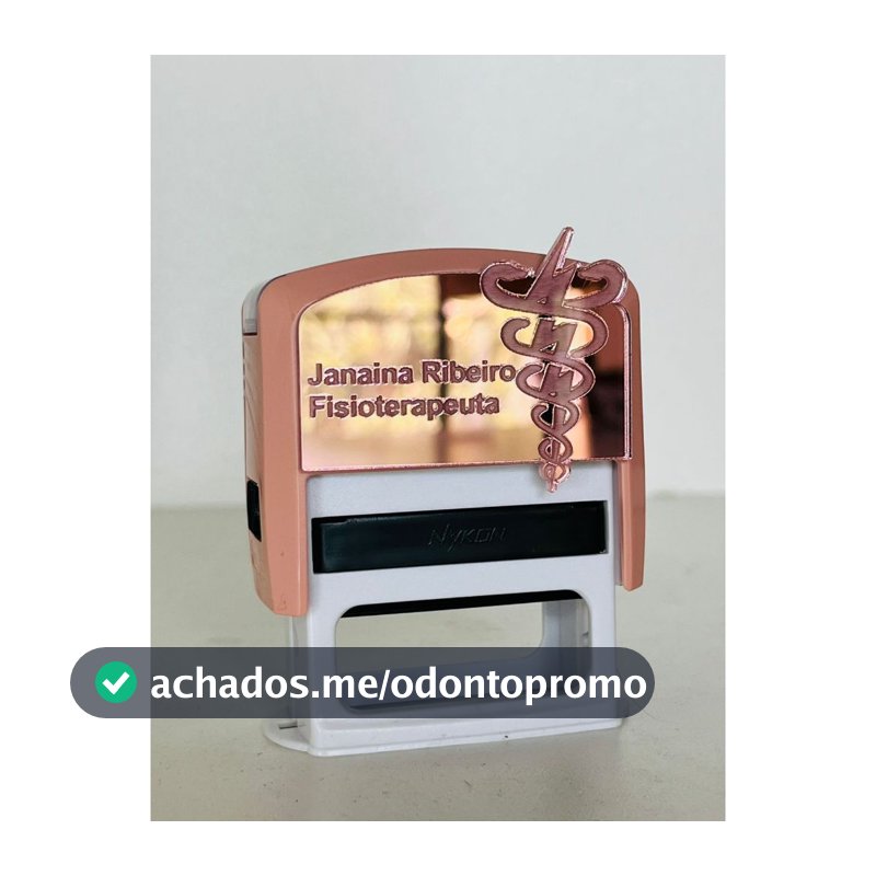 Carimbo com Placa espelhada - Diversas Profissões e Modelos - PASSAR OS DADOS IMEDIATAMENTE