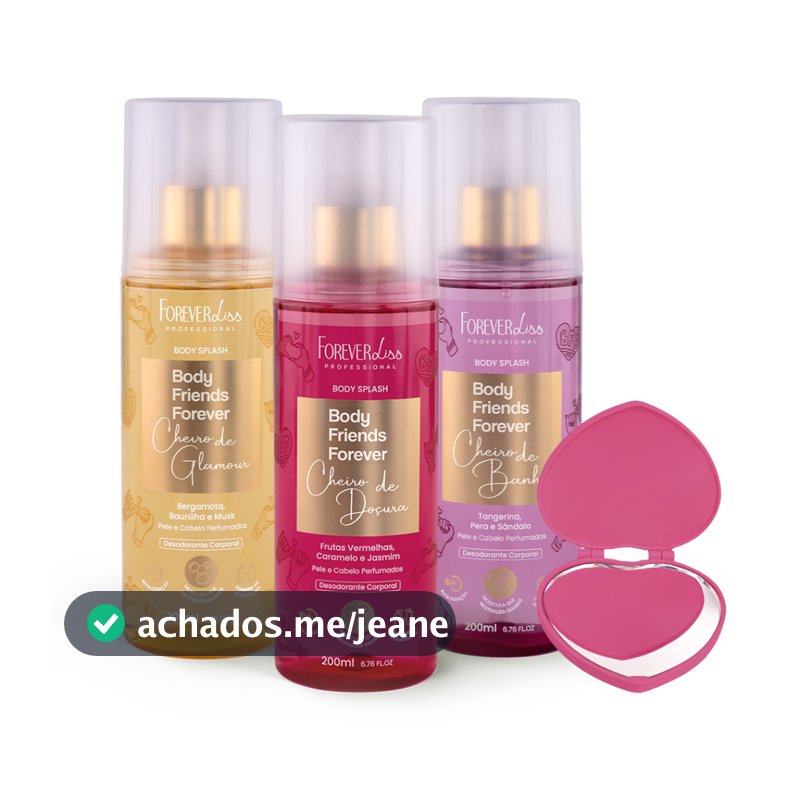 Kit Body Splashs BFF Forever Liss