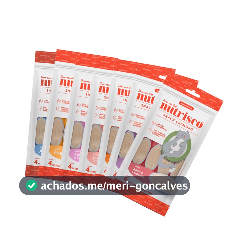 Snack Cremoso para Gatos Nutrisco Sabores Variados 56 g Pestisco