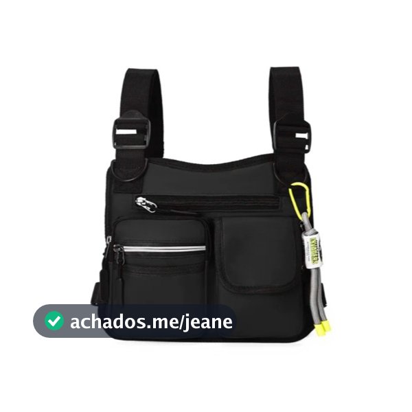 Pochete Peitoral Ajustável Motoboy Estilo Bag Unissex Envio Agora!