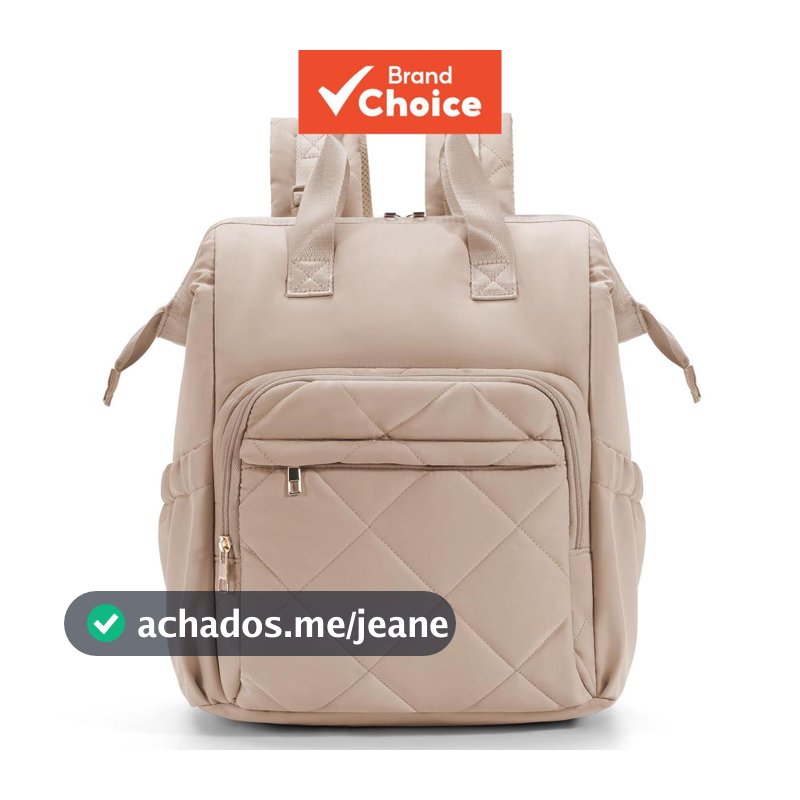Mochila Bolsa Maternidade para Mamãe e Papai, Mochila Puffer para Bebê com Bolso Térmico, Resistente à Água, Mochila de