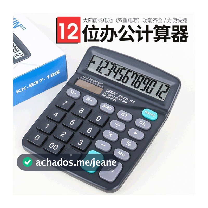 Calculadora de voz escritório financeiro botão transparente de 12 dígitos estudante pronúncia ao vivo dedicado computado