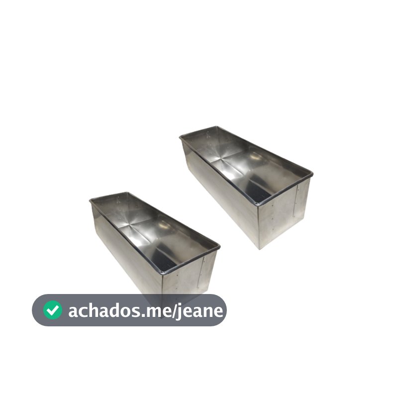 Kit 2 Forma De Bolo Super Fatia 30x10x10 em Aluminio