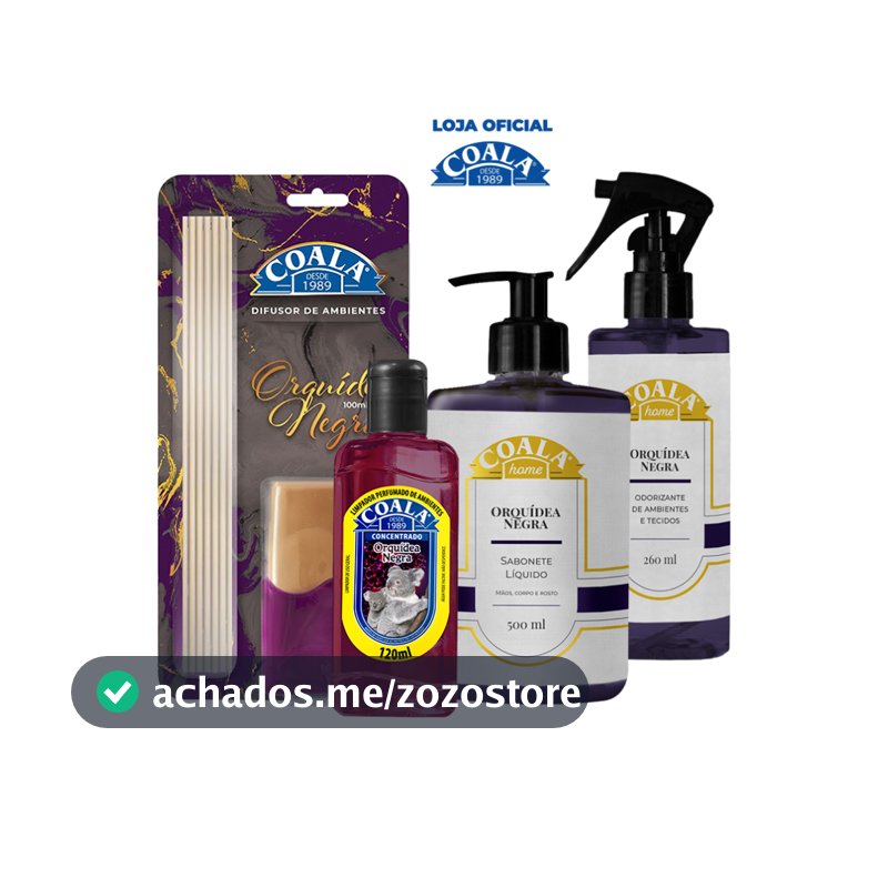 Kit Coala Home Orquídea Negra