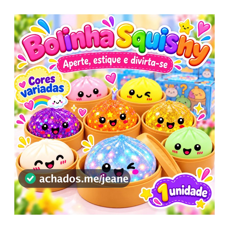 Brinquedo Squishy Dumpling Grande Pão Bao Chinês Macio Anti Estresse