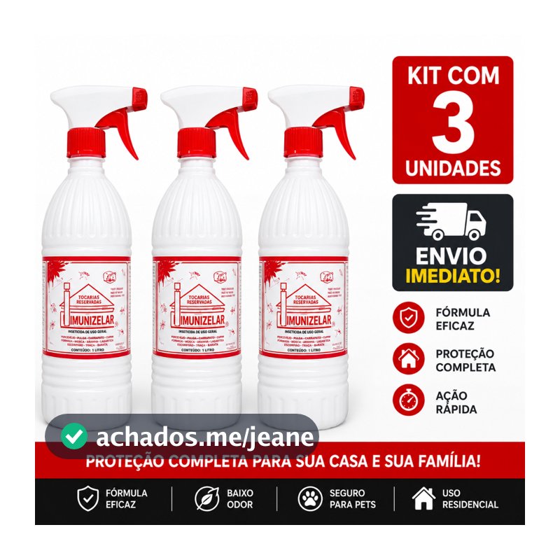 Poderoso Inseticida de Insetos - Formiga, Cupim, Mosquitos, Carrapato, Baratas,Pernelongo
