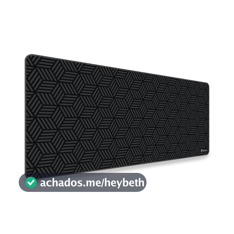Mousepad Gamer Grande Mouse pad 90x40 Mousepad Branco Preto Deskpad Escritório Speed Titorion