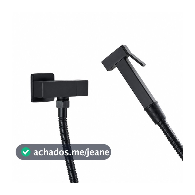 Kit De Ducha Higiênica 100% Aço Inoxidável Para Banheiro,Montado Na Parede Com 1.20m Mangueira, 1/2