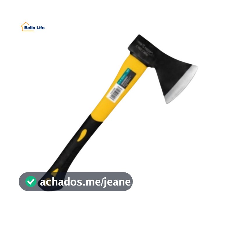 Machadinha De Camping Bushcraft 600g Cabo Emborrachado Alta Resistencia Luatek LWJ-1964