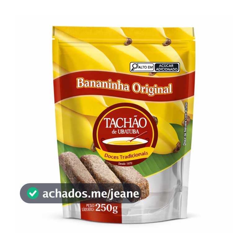 Bananinha Original TACHÃO DE UBATUBA 250g
