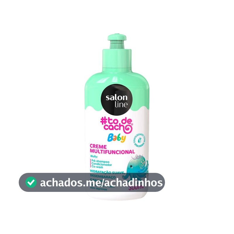 Creme Multifuncional #Todecachinho Baby Salon Line 300ml