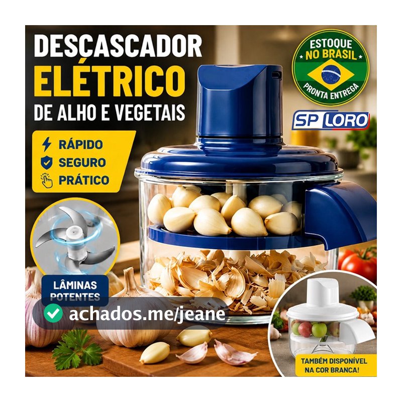 Descascador elétrico automático de alho e frutas ideal para uvas tomates alho e legumes QPJ